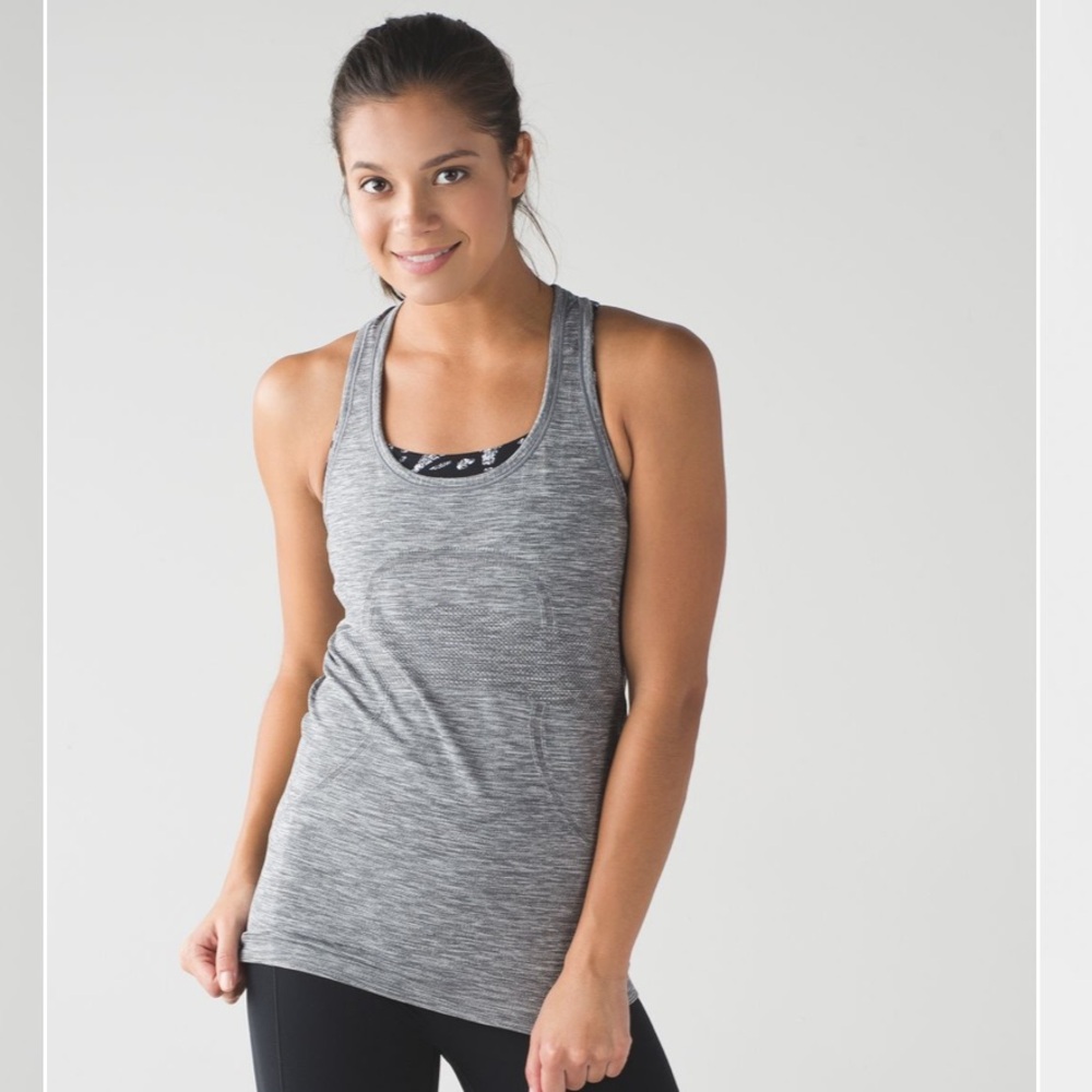 Lululemon Swiftly Tech Racerback Color Heathered Slate Size 2 XXS